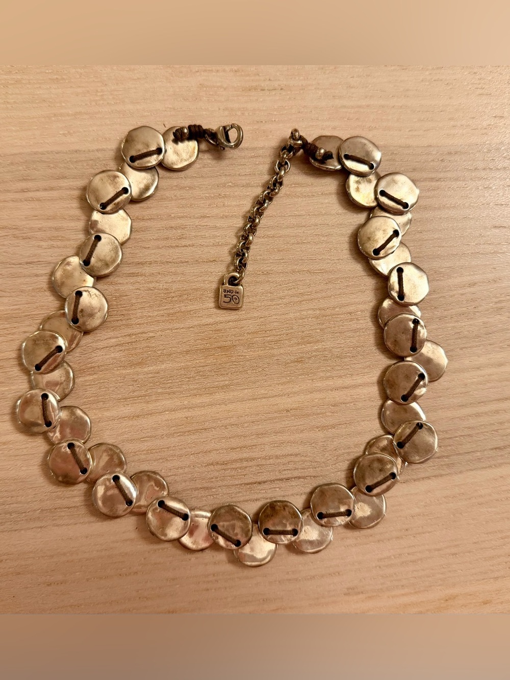 Uno de 50 - short necklace silver plated metal alloy